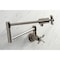 Kingston Brass KS4108ZX Wall Mount Pot Filler, Brushed Nickel KS4108ZX - alternate 4